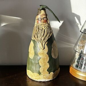 Handmade VintageWhimsical Santa Claus Wizard Olde Ways Signed 1987 Painted